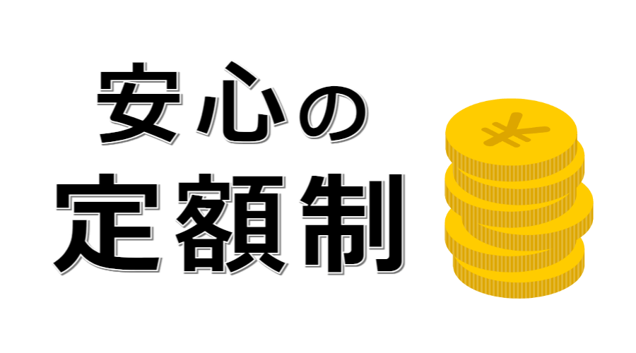 安心の定額制